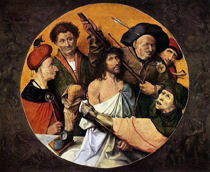 Hieronymus Bosch Christ Crowned with Thorns. Germany oil painting art